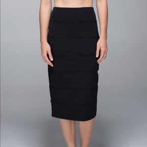 Lululemon Yoga Over Skirt Black
